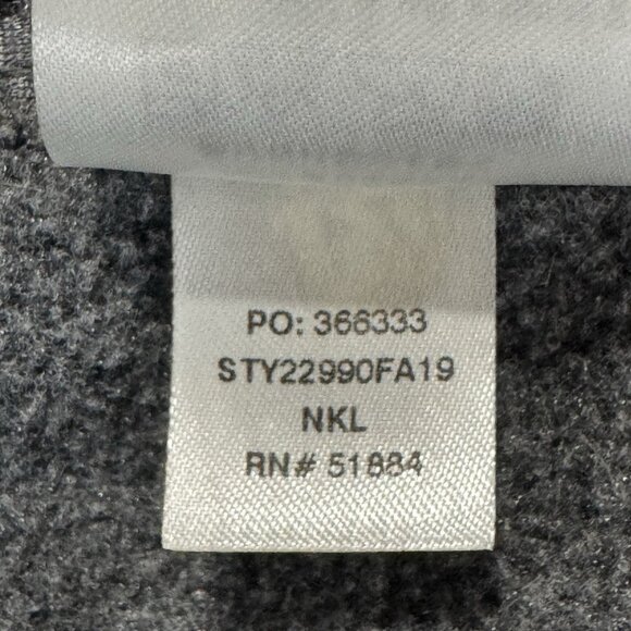 Patagonia Synchilla Jacket Mens XLarge Grey Fleece Full Zip Pockets Collar 22990 - Picture 7 of 10